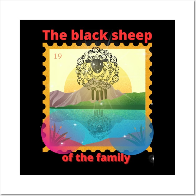 The black sheep of the family Wall Art by Funtomass